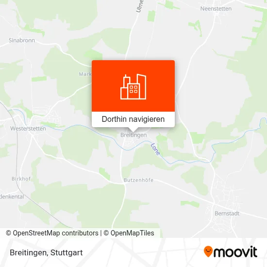 Breitingen Karte
