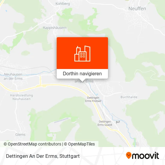 Dettingen An Der Erms Karte