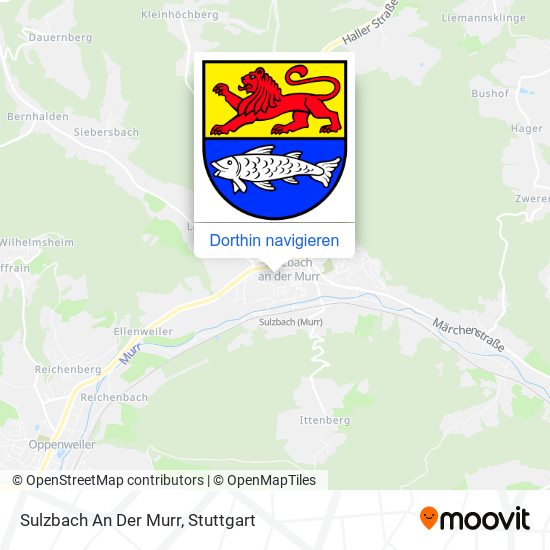 Sulzbach An Der Murr Karte
