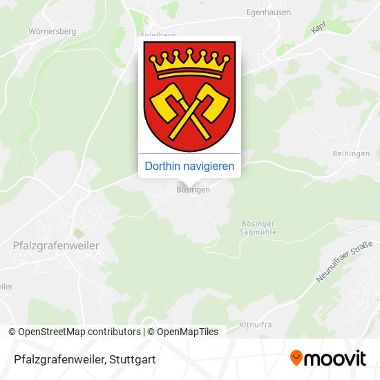 Pfalzgrafenweiler Karte