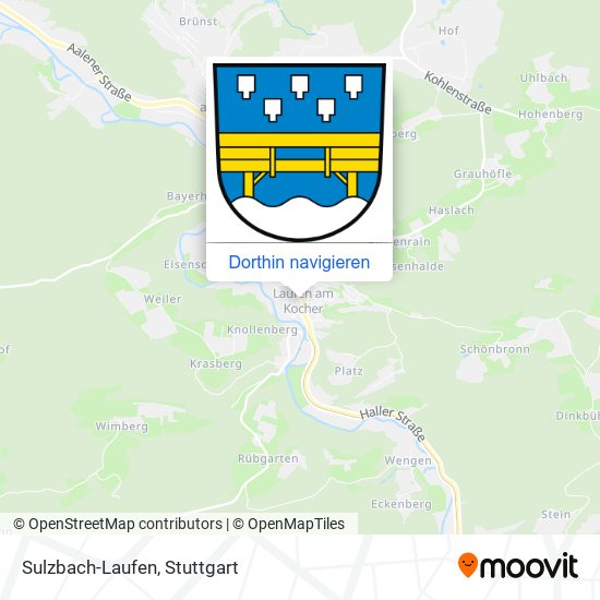 Sulzbach-Laufen Karte