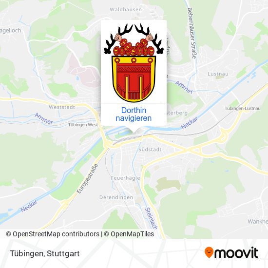 Tübingen Karte
