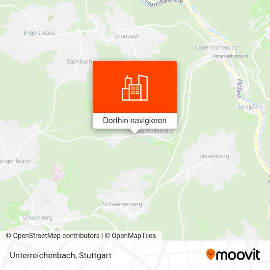 Unterreichenbach Karte