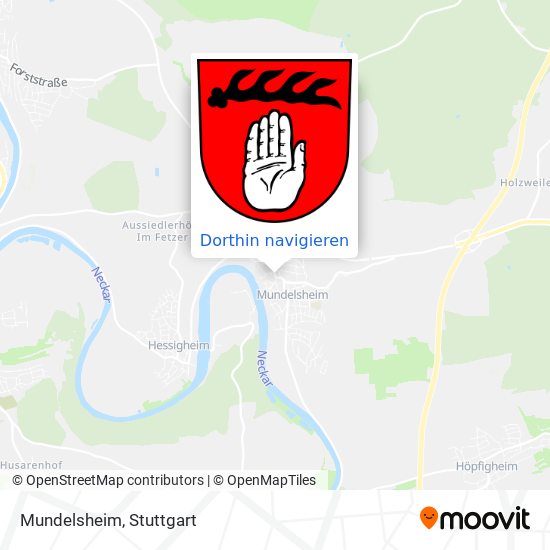 Mundelsheim Karte