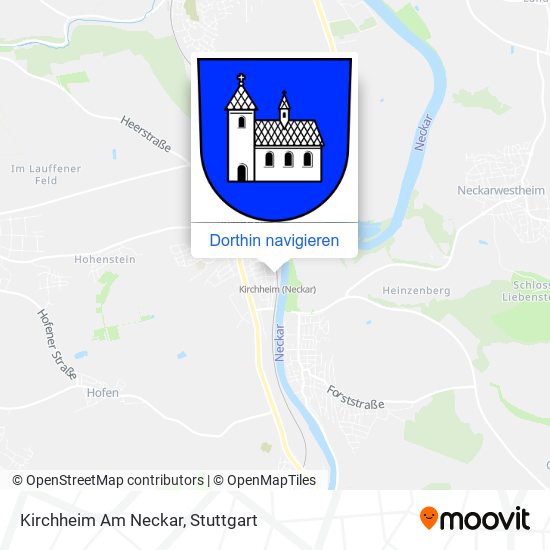 Kirchheim Am Neckar Karte