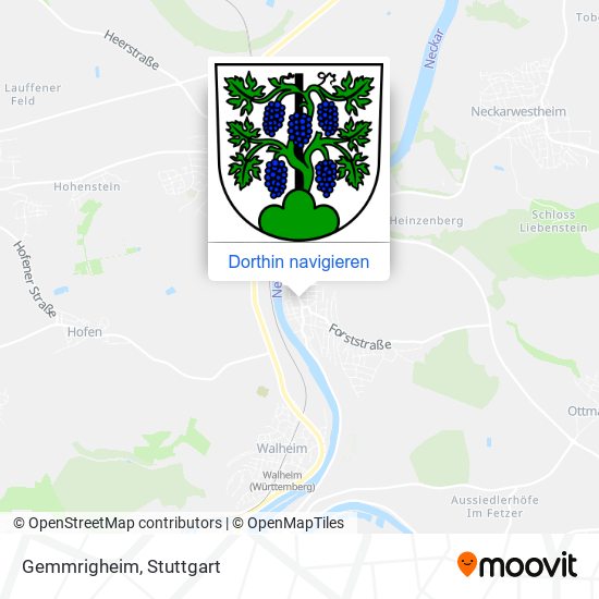 Gemmrigheim Karte