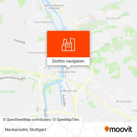 Neckarsulm Karte