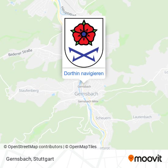 Gernsbach Karte