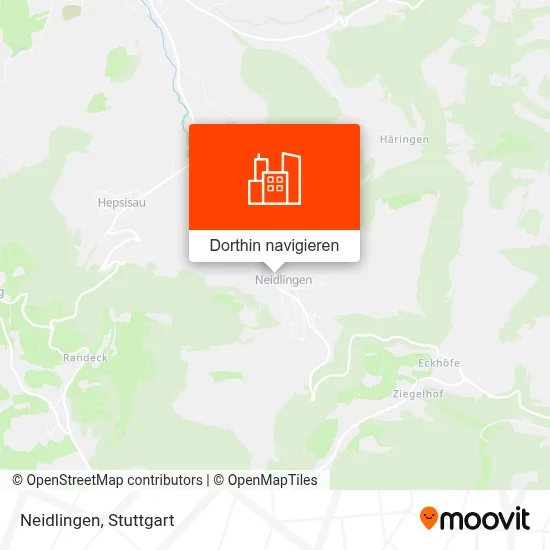 Neidlingen Karte