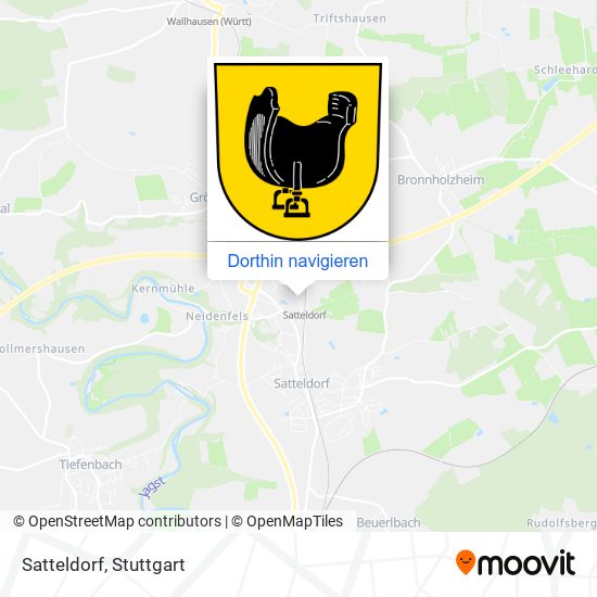 Satteldorf Karte
