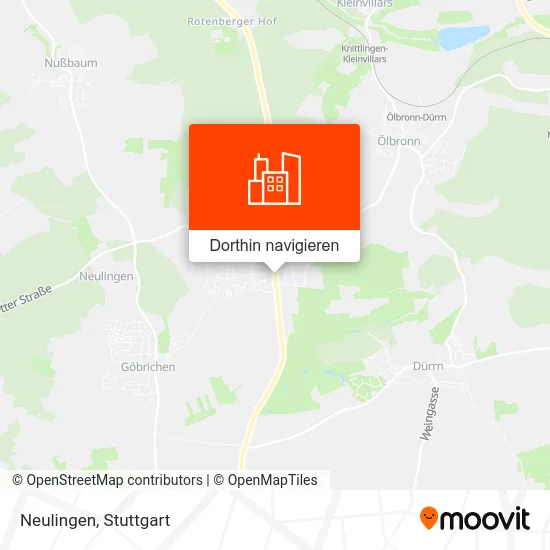 Neulingen Karte