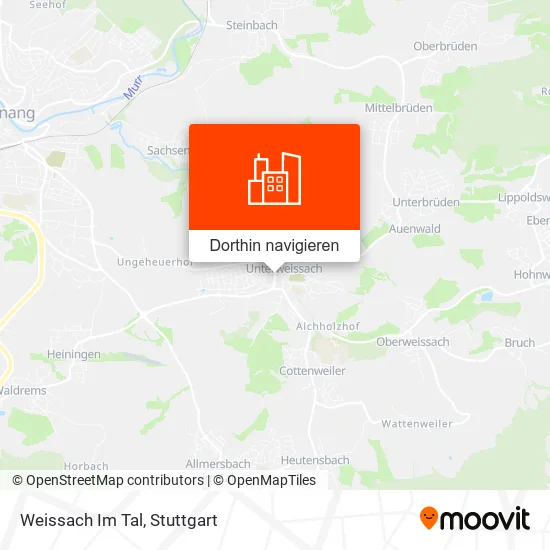 Weissach Im Tal Karte