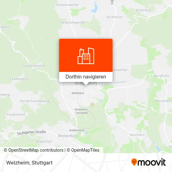Welzheim Karte