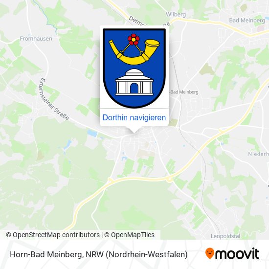 Horn-Bad Meinberg Karte