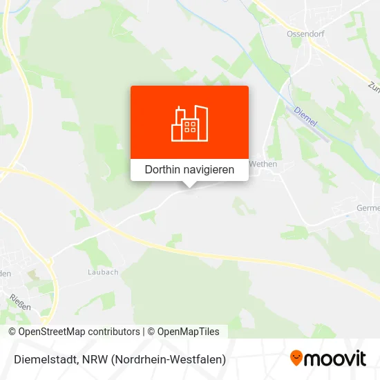 Diemelstadt Karte