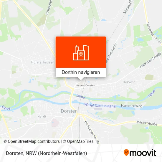 Dorsten Karte