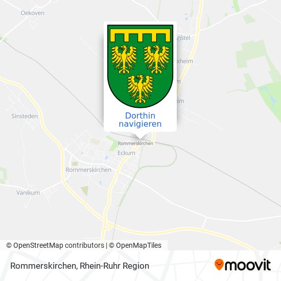 Rommerskirchen Karte