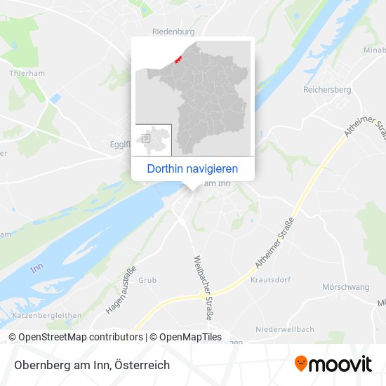 Obernberg am Inn Karte