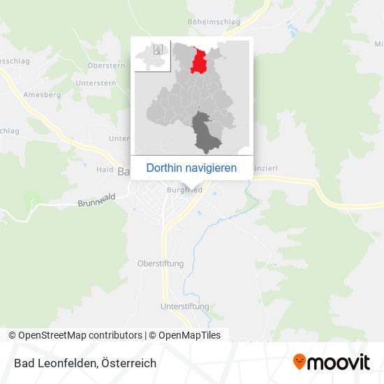 Bad Leonfelden Karte