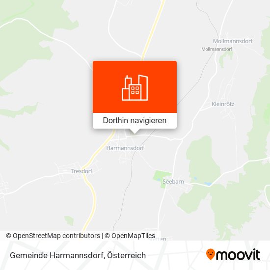 Gemeinde Harmannsdorf Karte