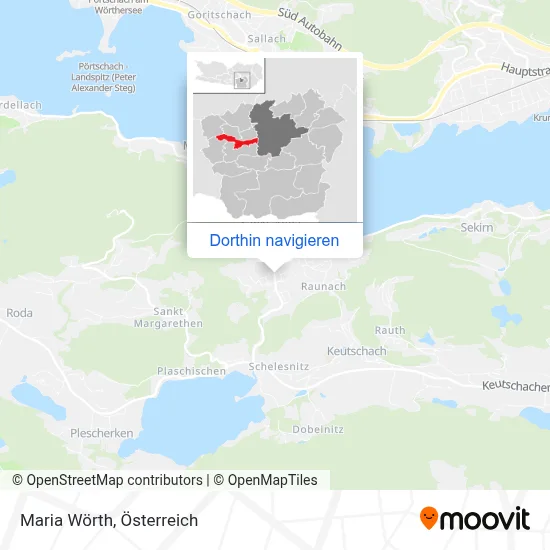Maria Wörth Karte
