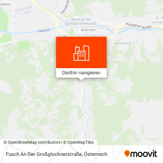 Fusch An Der Großglocknerstraße Karte