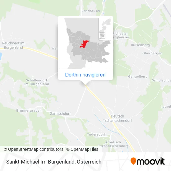 Sankt Michael Im Burgenland Karte
