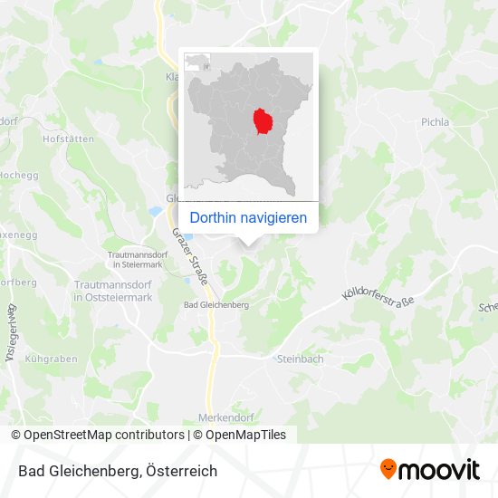 Bad Gleichenberg Karte