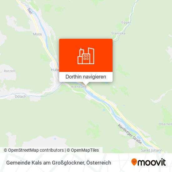 Gemeinde Kals am Großglockner Karte