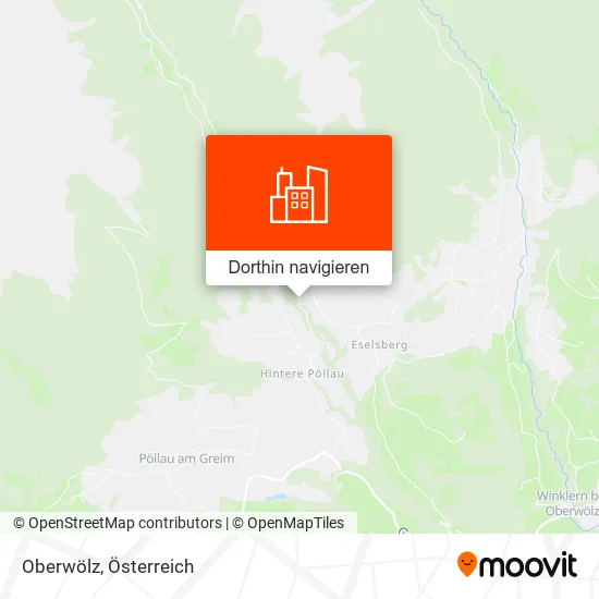 Oberwölz Karte