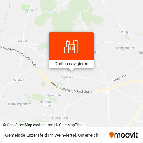 Gemeinde Enzersfeld Im Weinviertel Karte