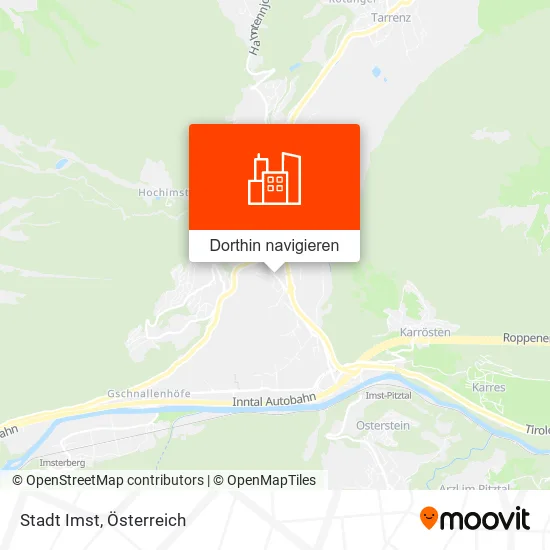 Stadt Imst Karte