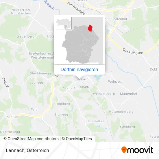 Lannach Karte