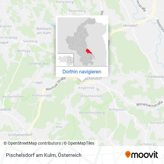 Pischelsdorf am Kulm Karte