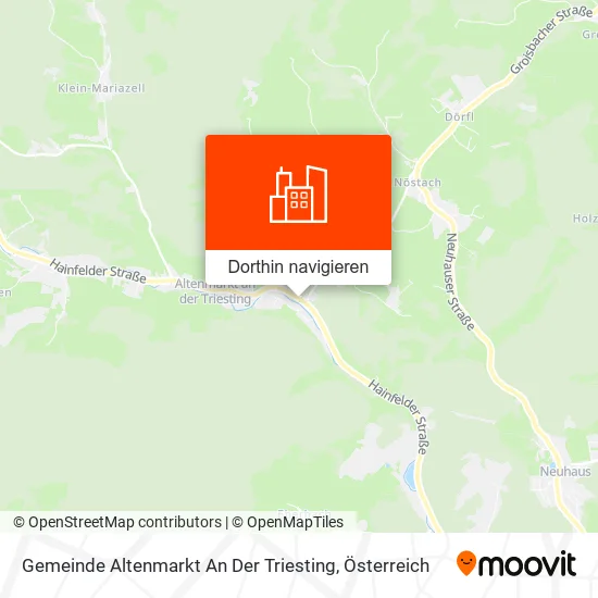Gemeinde Altenmarkt An Der Triesting Karte