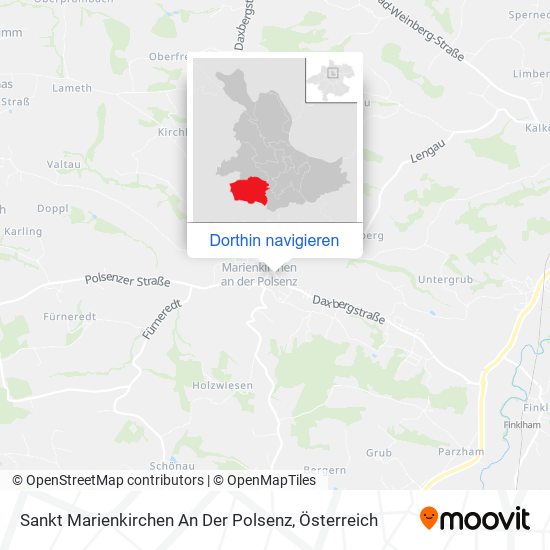 Sankt Marienkirchen An Der Polsenz Karte