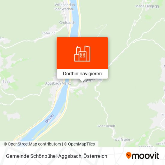 Gemeinde Schönbühel-Aggsbach Karte