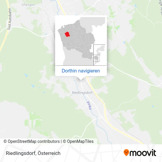 Riedlingsdorf Karte