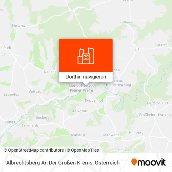 Albrechtsberg An Der Großen Krems Karte