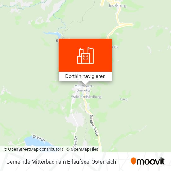 Gemeinde Mitterbach am Erlaufsee Karte