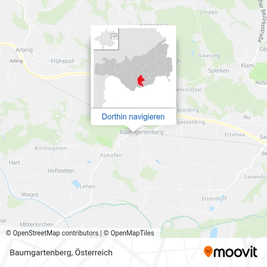 Baumgartenberg Karte