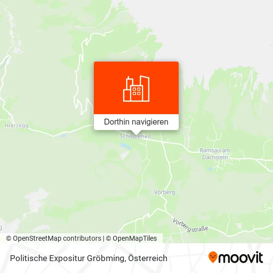 Politische Expositur Gröbming Karte