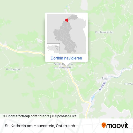 St. Kathrein am Hauenstein Karte