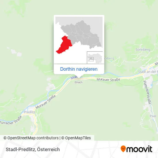 Stadl-Predlitz Karte