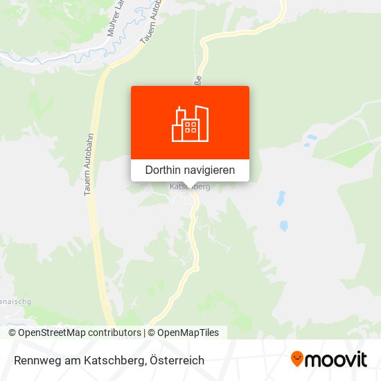 Rennweg am Katschberg Karte