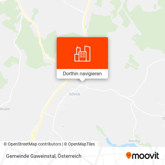 Gemeinde Gaweinstal Karte