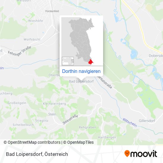 Bad Loipersdorf Karte