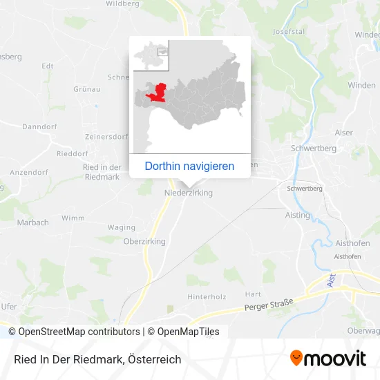 Ried In Der Riedmark Karte