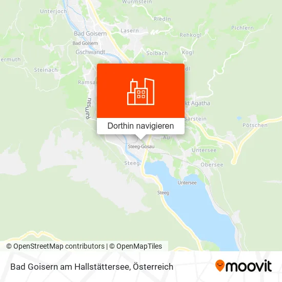 Bad Goisern am Hallstättersee Karte