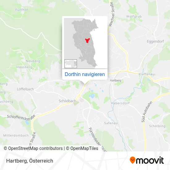 Hartberg Karte